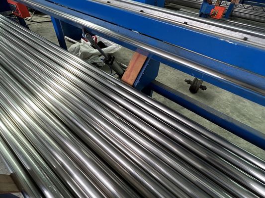 Rust Proof NO.1 6mm Stainless Steel 316l Pipe Round Hair Line Spiral Welded
