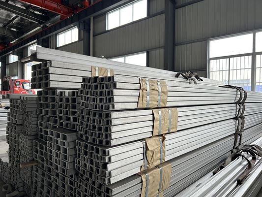 U Shape Metal Stainless Steel Unistrut Channel 316 ASTM Hot Rolled Structure