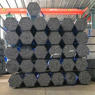 Round 50mm Galvanized Steel Pipe Thick Wall Large For Oil And Gas Pipelines