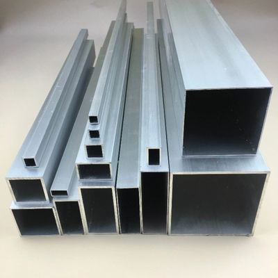 Rectangular Square Aluminum Pipe Profile 0.1mm Bending Mill Finished