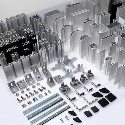 Surface Sliding Anodized Aluminum Profile T4 21mm Custom Industrial Cutting