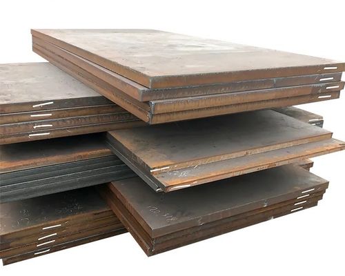Medium JIS Hot Rolled Carbon Steel Plate 2500mm Q345 Tread Customized