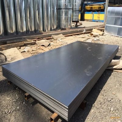 Medium JIS Hot Rolled Carbon Steel Plate 2500mm Q345 Tread Customized